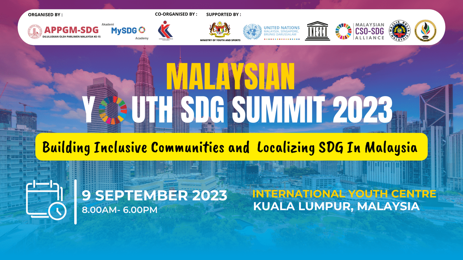 The Malaysian Youth Sdg Summit Appgm Sdg