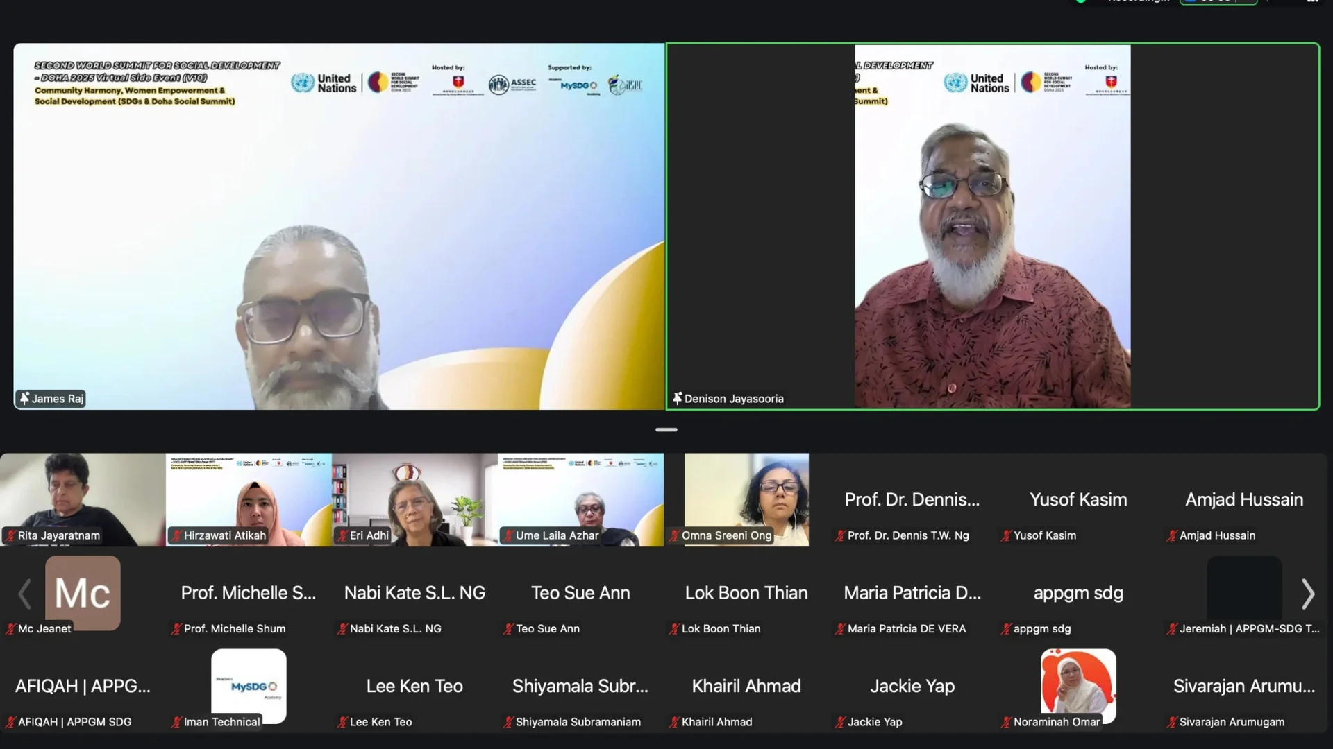 APPGM-SDG Post Featured Image - Community Harmony, Women Empowerment & Social Development_ Insights from an Online Side Event Discussion from Doha Social Development Summit 2025 (2)
